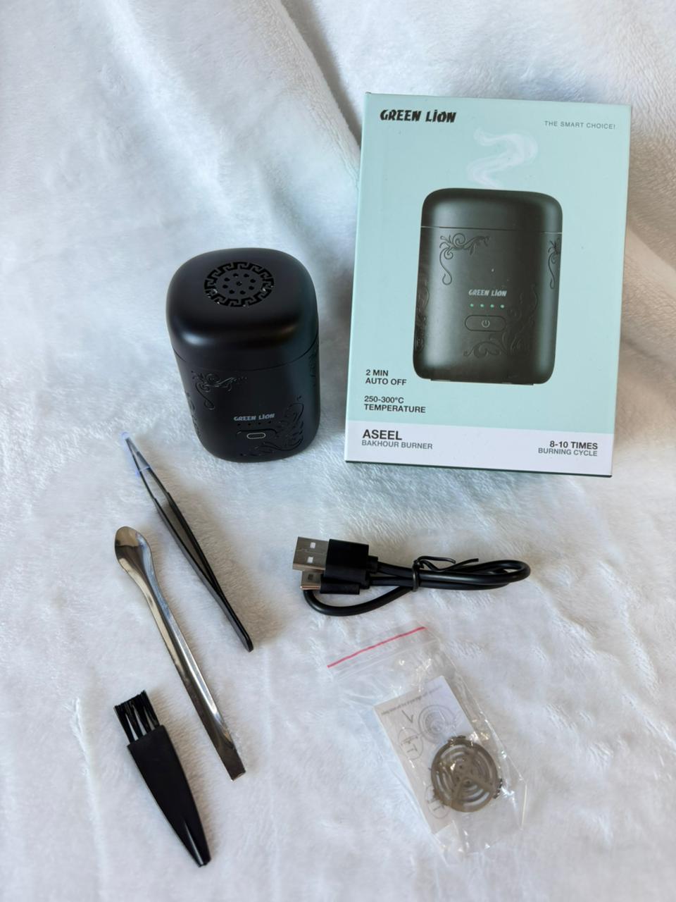 GREEN LION ASEEL BAKHOOR BURNER